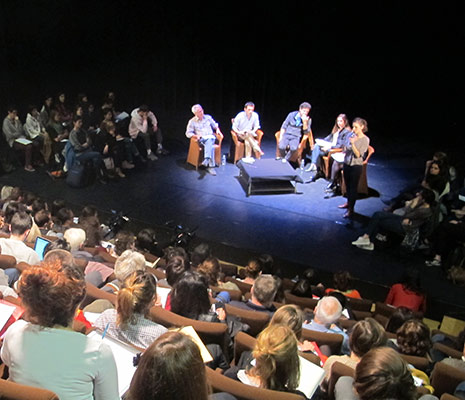 rencontre avec des auteurs, des metteurs en scène