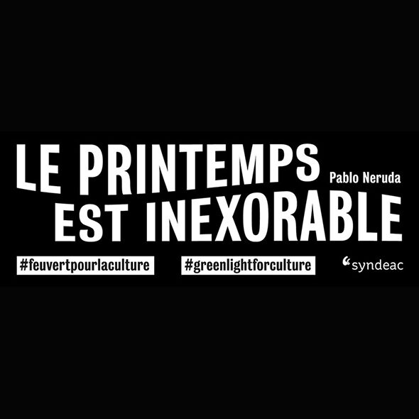Slogan Le printemps est inexorable