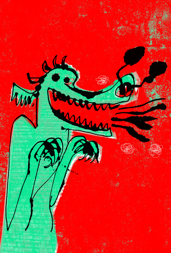 Le Dragon, illustration du spectacle au TNP