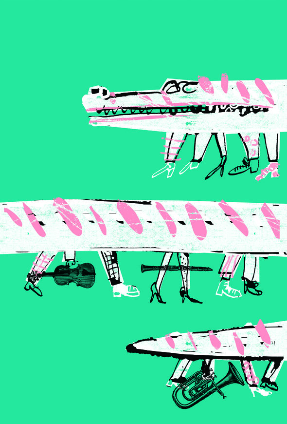 Le Crocodile trompeur, Didon et Énée, illustration du spectacle au TNP