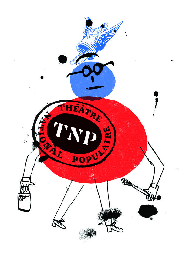 Hommage à Jacno, illustration de l'exposition au TNP