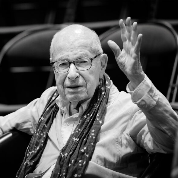 Photo de Peter Brook par Jacques Grison